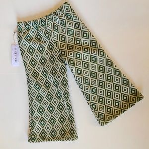 Green Diamond Toddler Bellbottoms